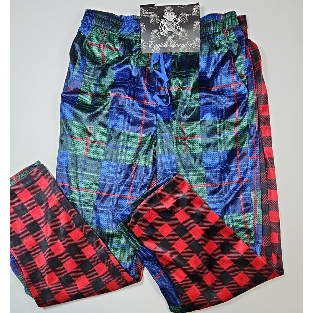 English Laundry Women's Plaid Pajama Pants - Two‎ Pack - Size Small - New